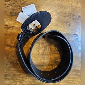 Treasure & Bond Womens XSmall Polyurethane Woven Texture Belt 24-28 Waist NWT